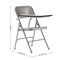 Emma and Oliver 2 Pack Premium Steel Folding Chair with Right Handed Tablet Arm